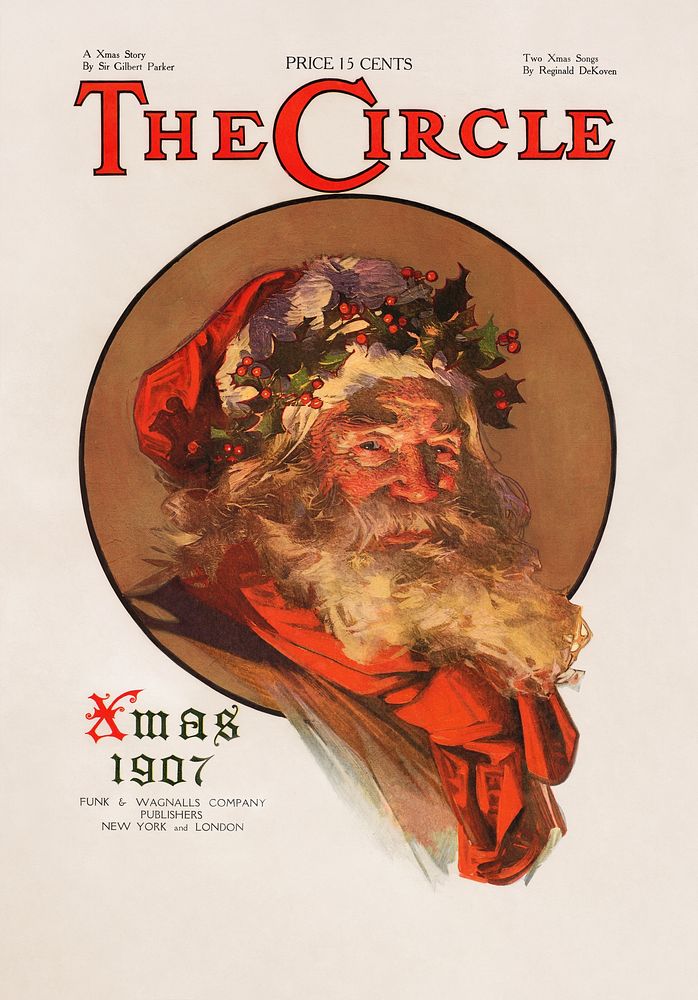 The Circle, Xmas (1907) by Joseph Christian Leyendecker.  Original public domain image from the Library of Congress.…