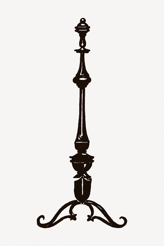 Andiron clipart psd.  Remastered by rawpixel