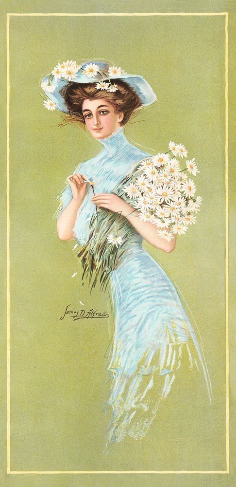 In daisy time (1907) by Gray Lith. Co., Original public domain image from the Library of Congress. Digitally enhanced by…