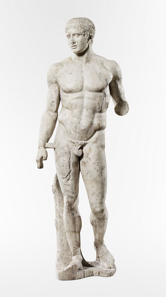 The Doryphoros (27 BCE&ndash;68 CE). Original public domain image from The Minneapolis Institute of Art. Digitally enhanced…