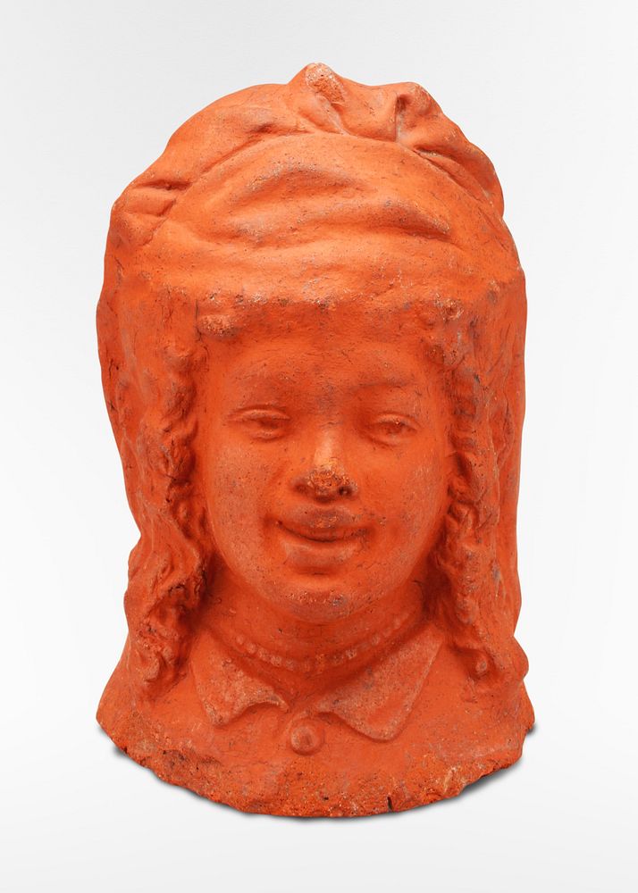 Ceramic female still bank. Original from the Minneapolis Institute of Art.