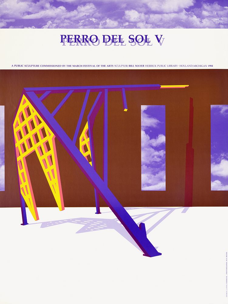 Sun Dog V (1984) Perro del sol V poster by Lanny Sommese. Original public domain image from the Library of Congress.…