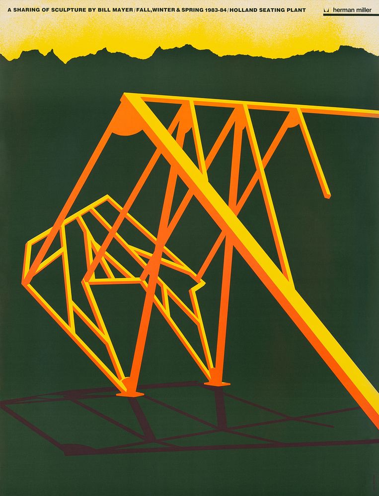 A sharing of sculpture by Bill Mayer (1984) poster by Lanny Sommese. Original public domain image from the Library of…