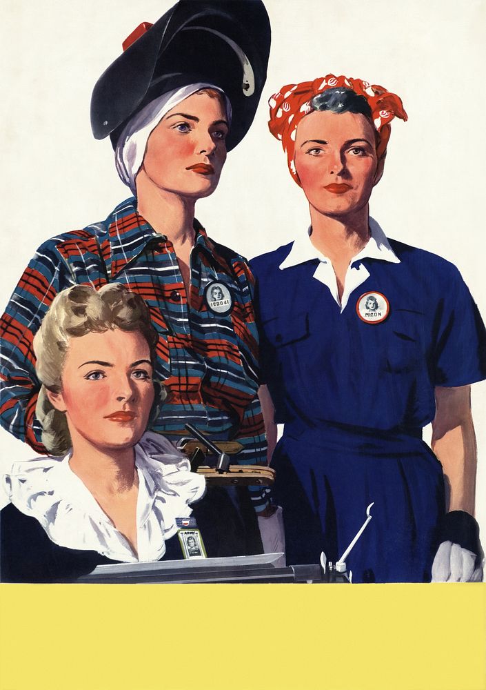 Gender equality illustration. Original public domain image from the Library of Congress. Digitally enhanced by rawpixel.