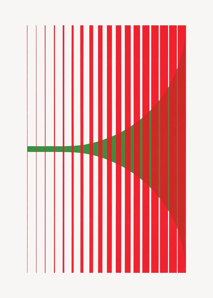 Abstract gradient red geometric shape illustration.  Remixed by rawpixel.