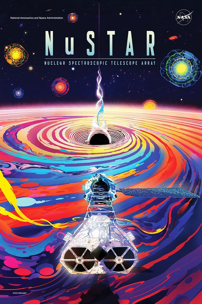 Celebrate 10 Years of NuSTAR With a New Poster. 10 JUNE 2022 - Washington, DC, USA.