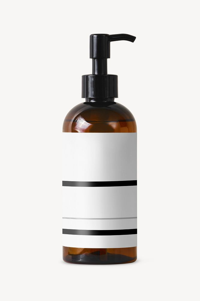Soap pump bottle collage element image