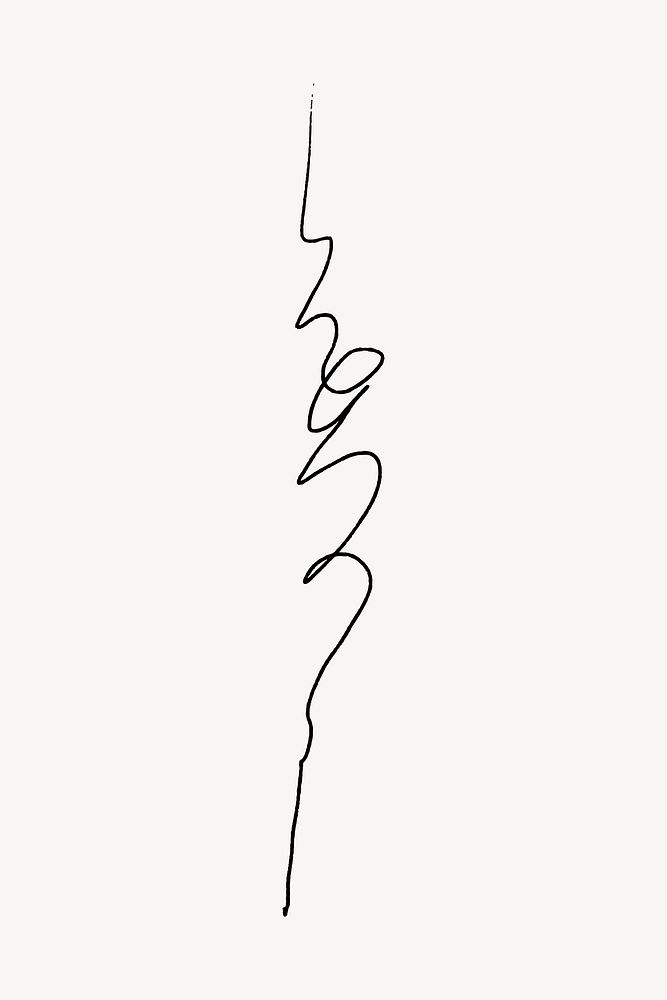 Scribble line doodle clipart vector