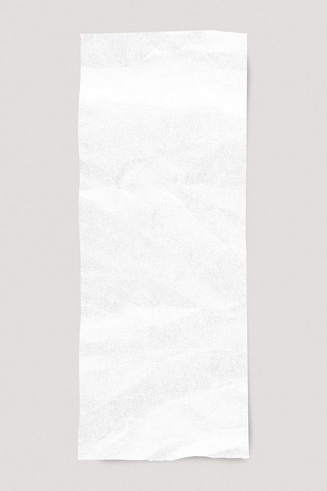 Receipt paper stationery collage element psd