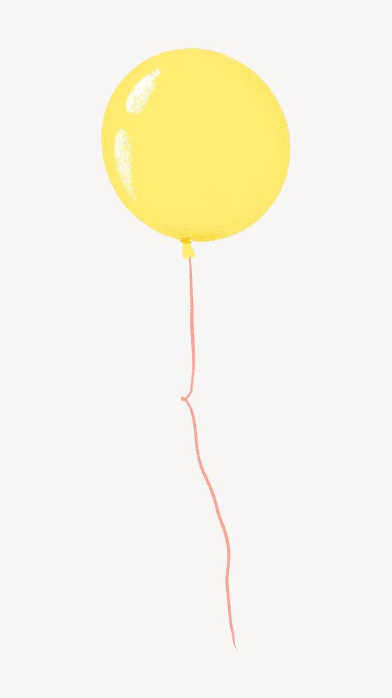 Yellow balloon, birthday party decor