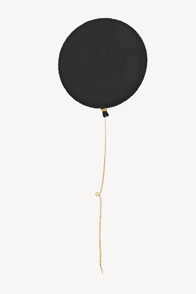 Black balloon, New Year party decor