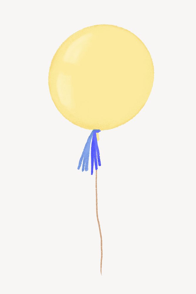 Yellow balloon, New Year party decor