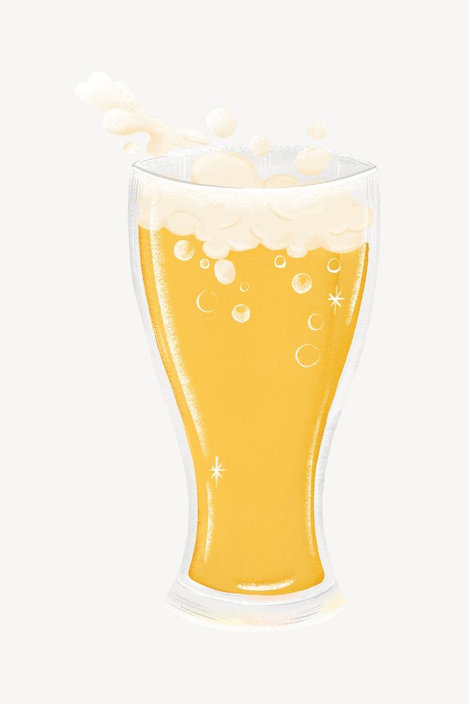 Beer glass, pint, celebration drink graphic