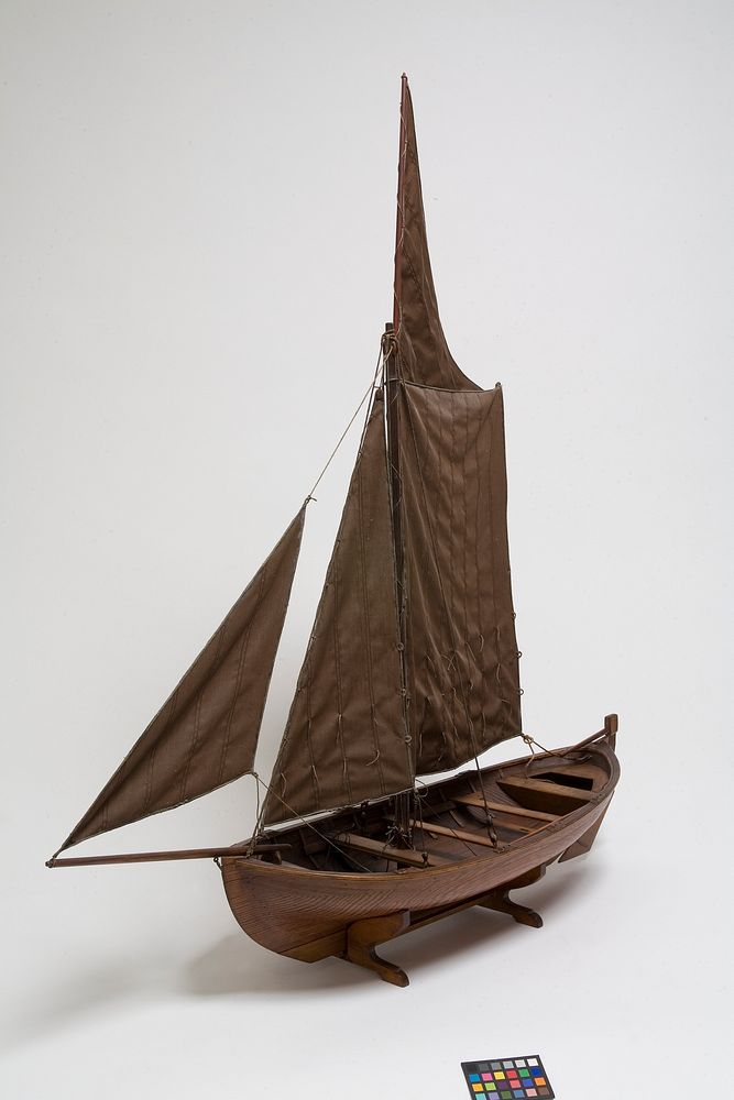 Model of a tasting dinghy by C.W. Eckersberg