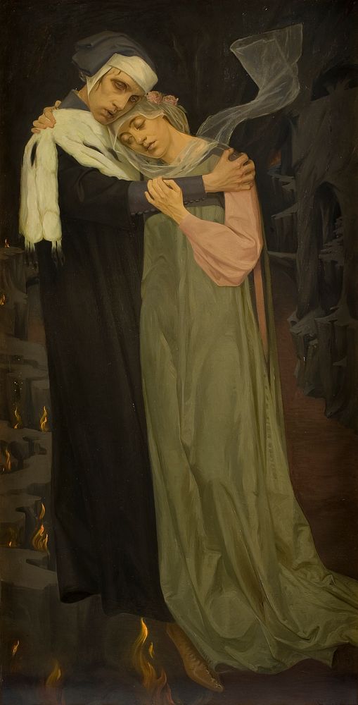 Paolo and Francesca by Harald Slott Møller