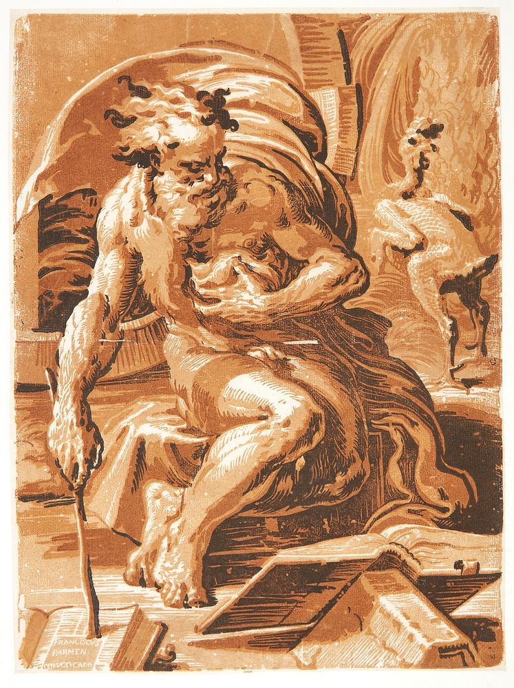 Diogenes by Ugo Da Carpi