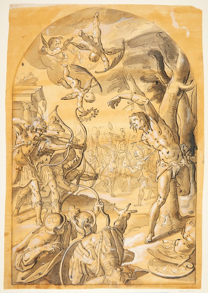 The Martyrdom of Saint Sebastian by Caspar Menneler