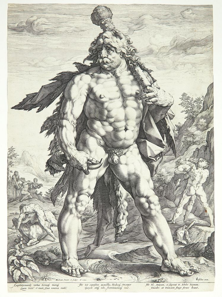 The Great Hercules by Hendrick Goltzius