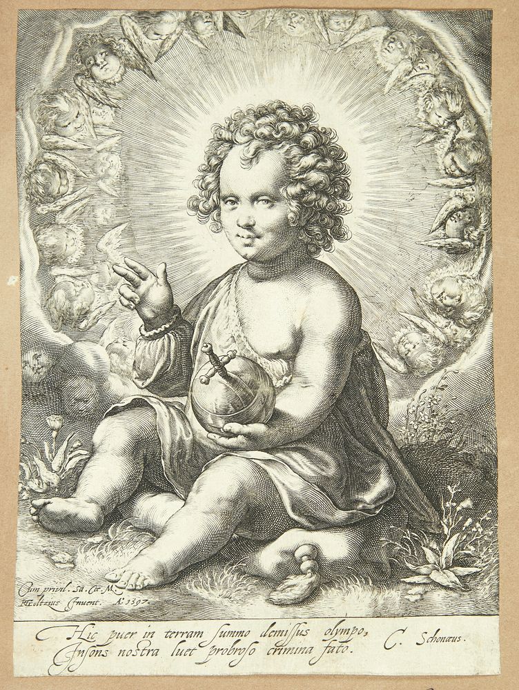 Salvator Mundi by Hendrick Goltzius