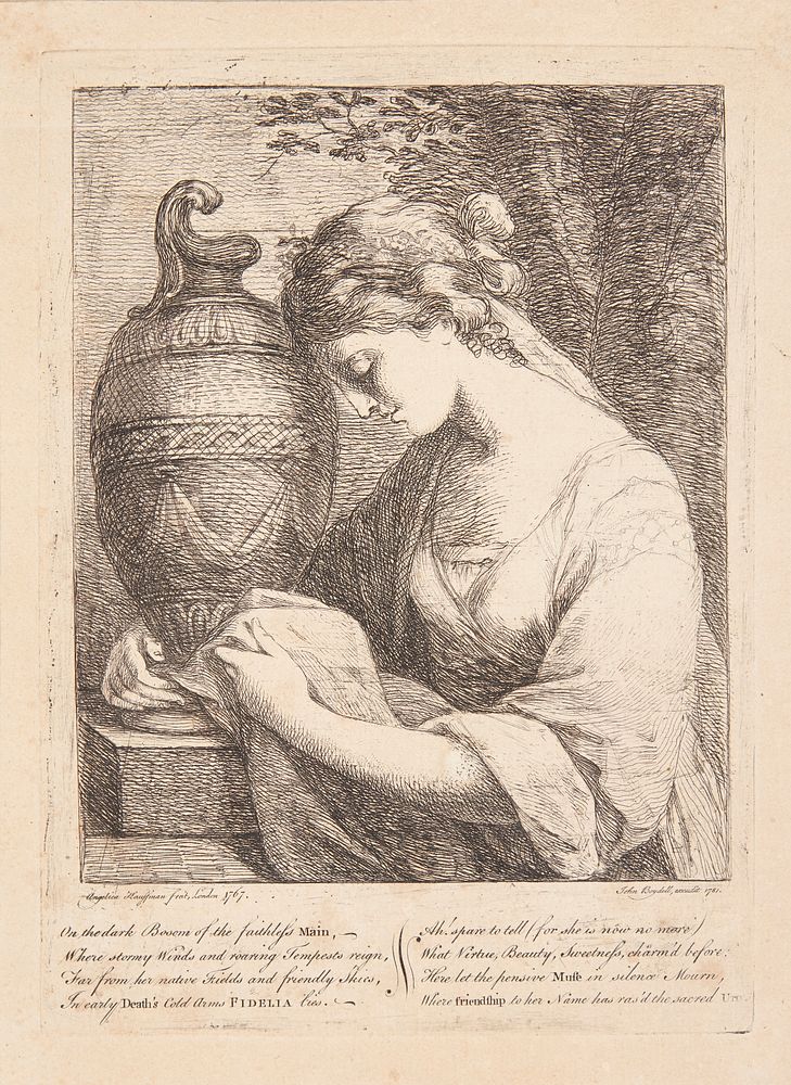 The woman at the urn by John Boydell, Angelica Kauffmann