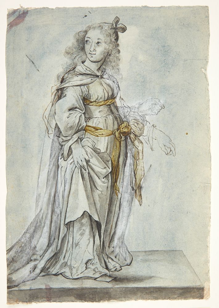 Allegorical female figure by unknown