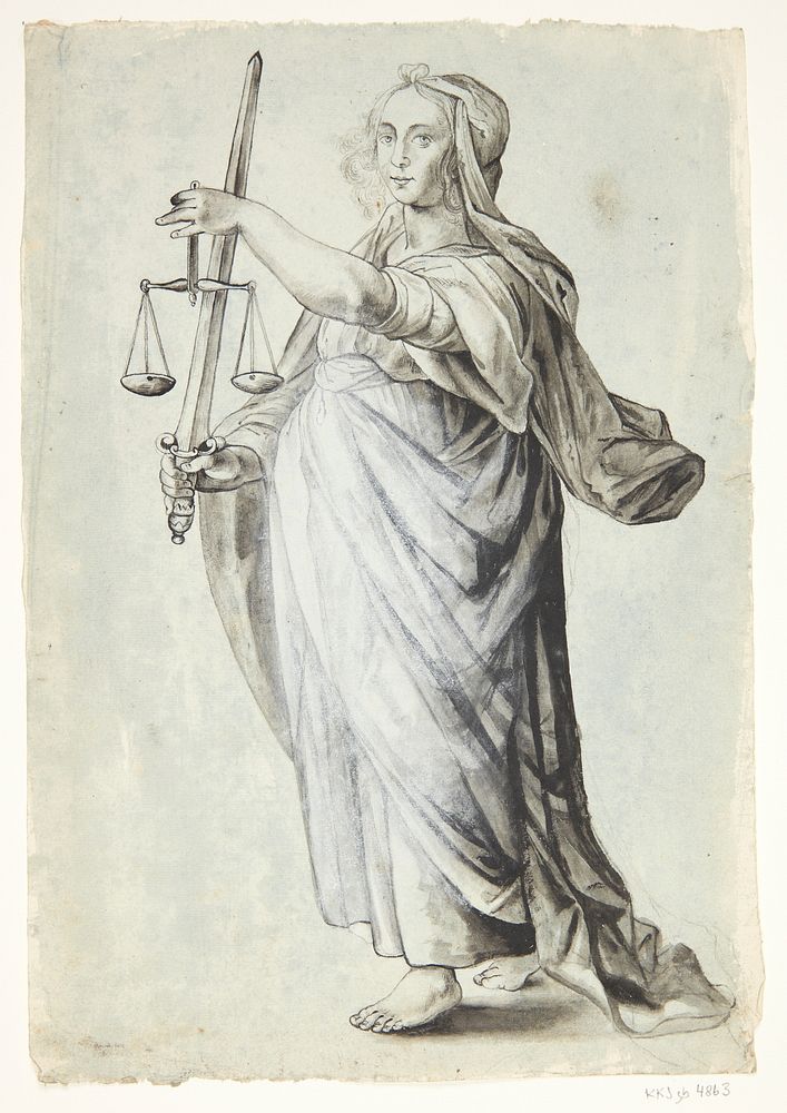 Justice by Hendrick Goltzius