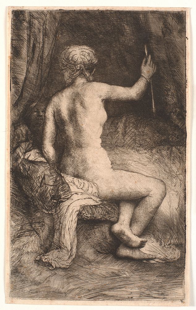 The woman with the arrow by Rembrandt van Rijn