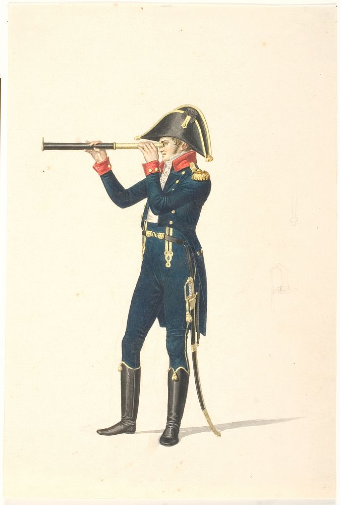 Naval officer by Johannes Senn