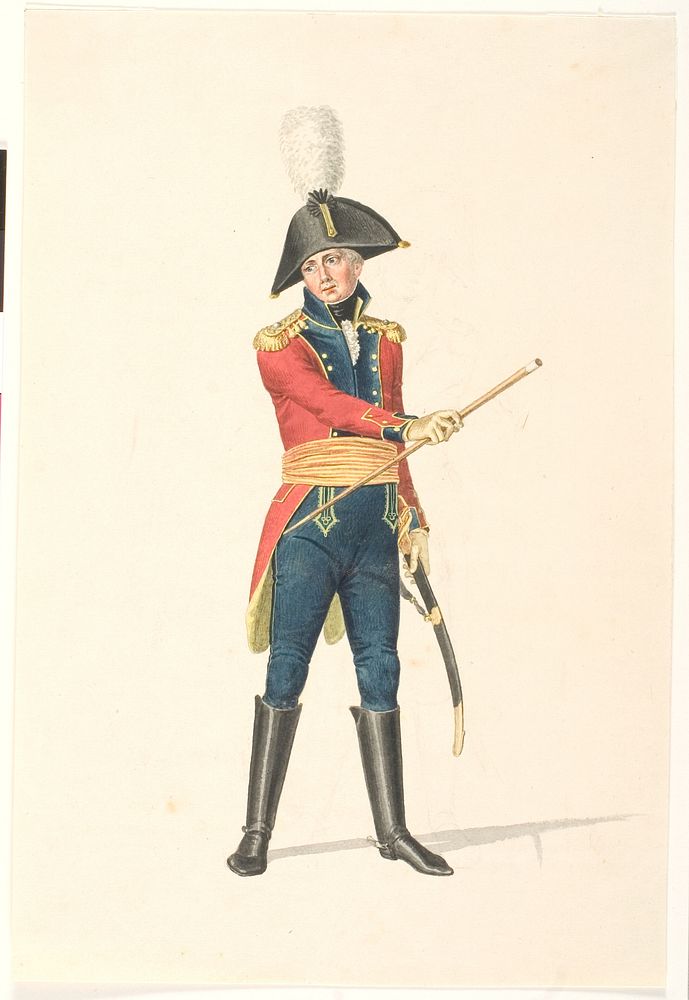Artillery officer by Johannes Senn