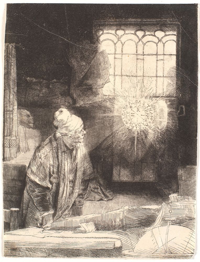 Faust by Rembrandt van Rijn