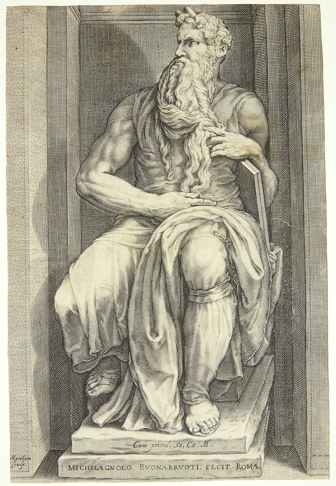 Moses by Jacob Matham