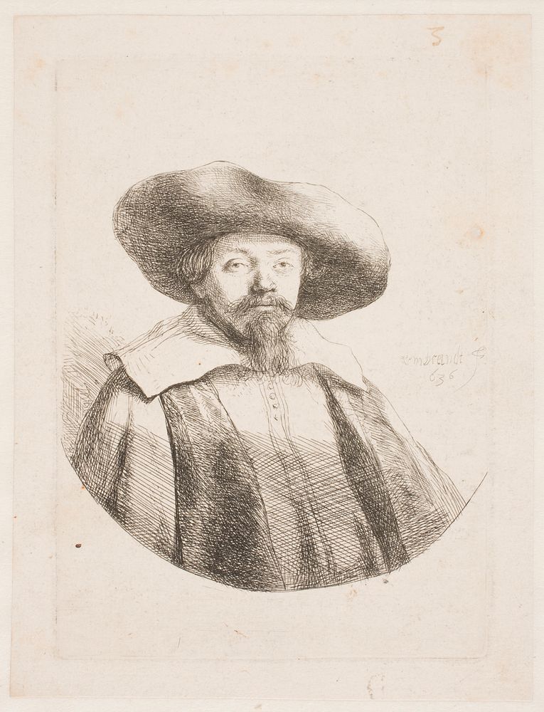 The Jewish writer, Samuel Manasseh by Rembrandt van Rijn