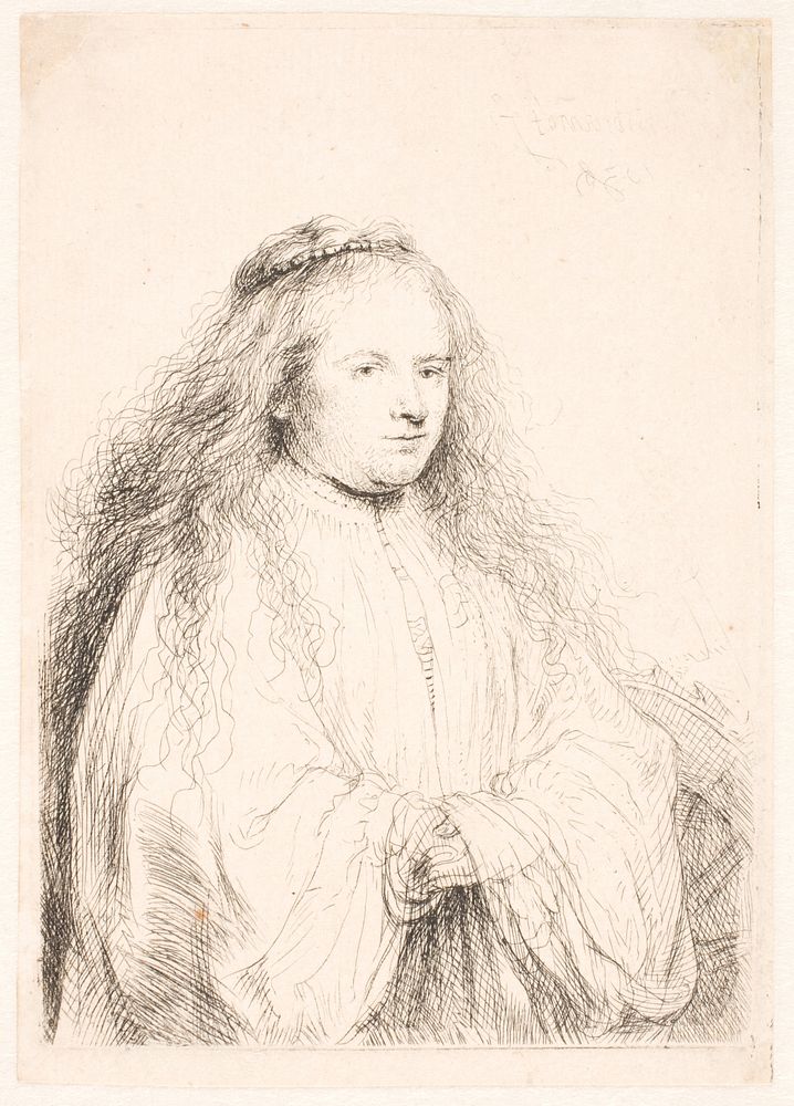 Saskia as Saint Catherine (The Little Jewish Bride) by Rembrandt van Rijn