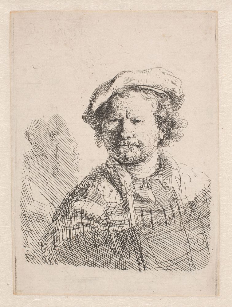 Self portrait by Rembrandt van Rijn
