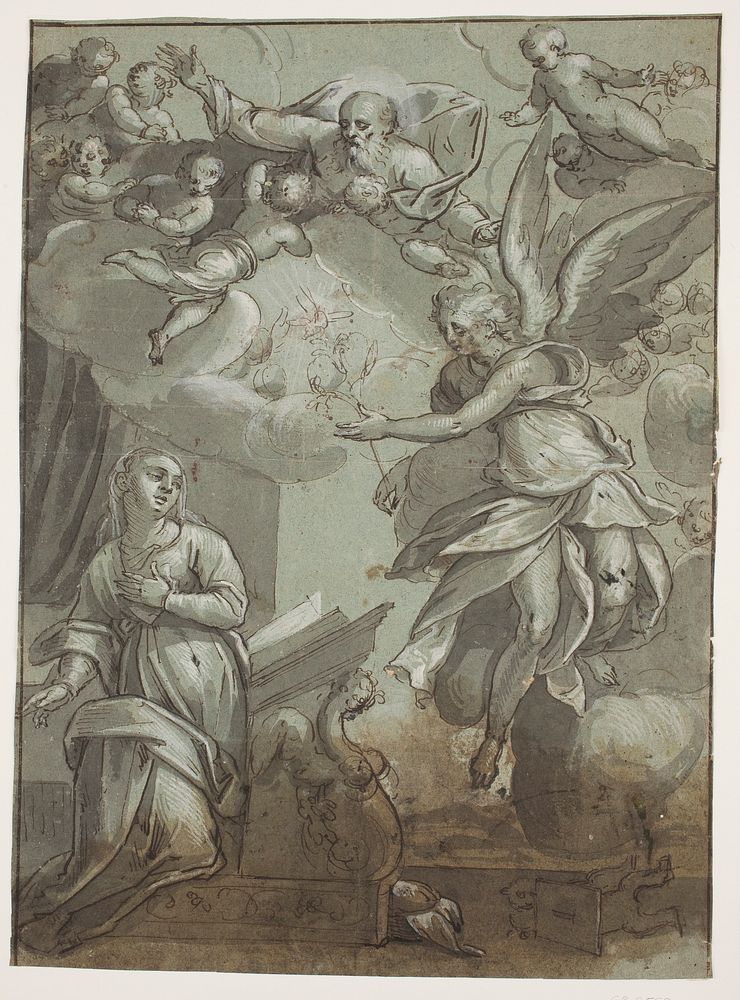 Annunciation   by unknown