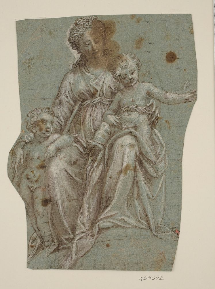 Virgin and Child with the infant St John the Baptist   by unknown