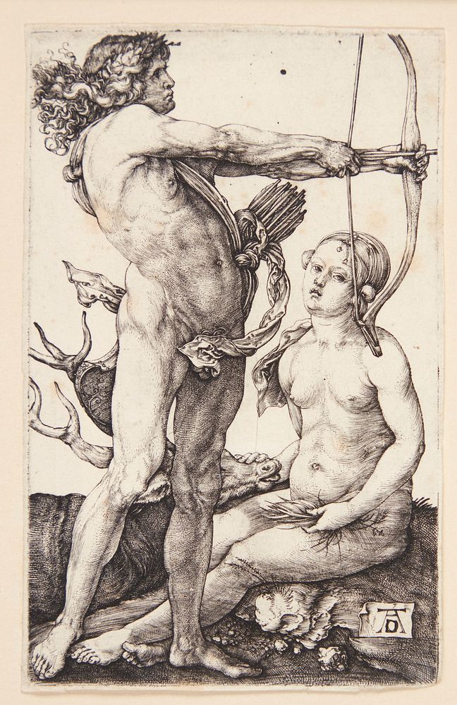 Apollo and Diana by Albrecht Dürer