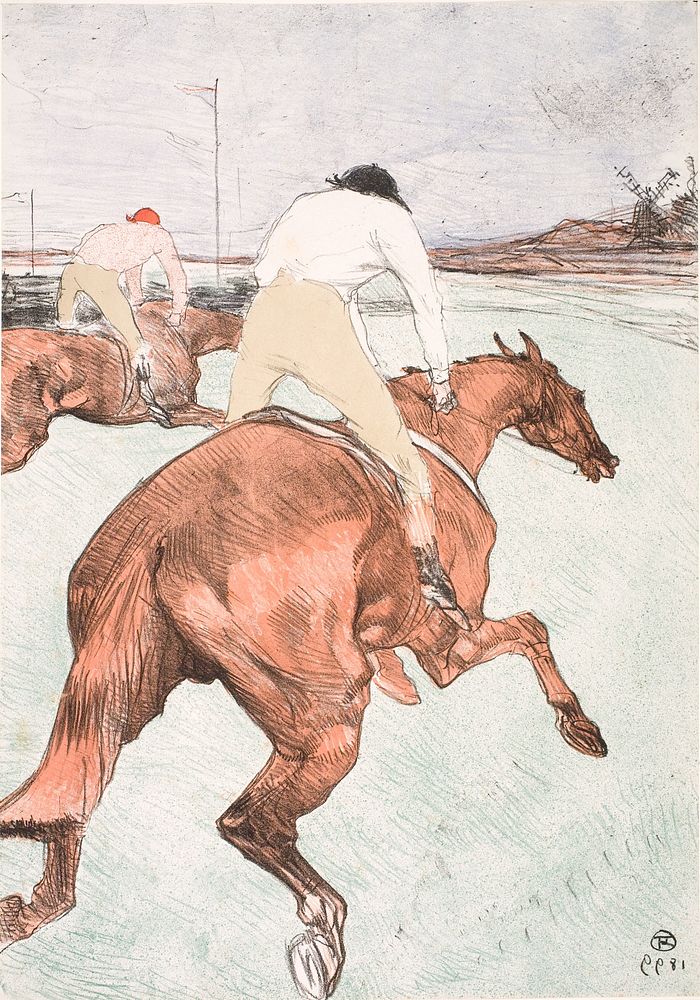 Le Jockey by Henri de Toulouse Lautrec