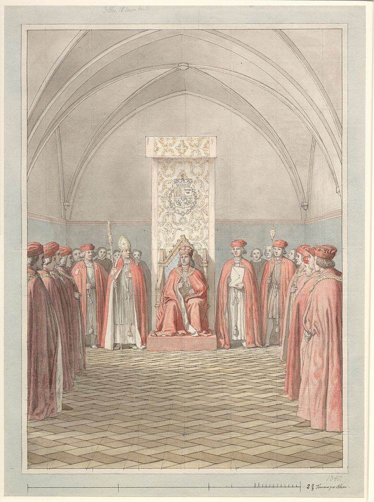 Foundation of the Order of the Elephant by C.W. Eckersberg