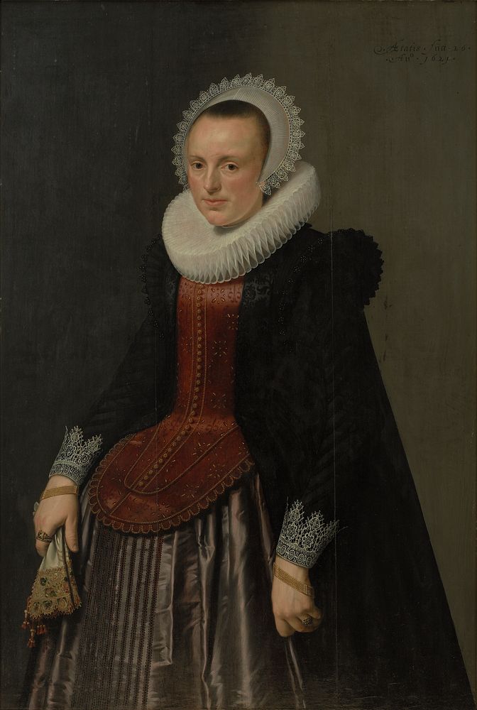 Portrait of a Lady by Michiel Jansz Van Mierevelt