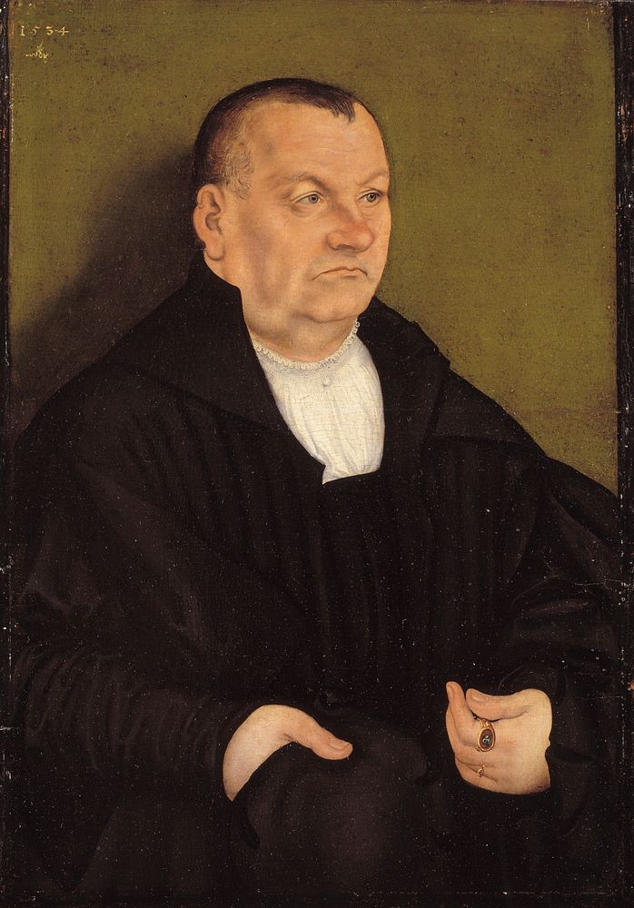 Portrait of a Man by Lucas Cranach d.Æ
