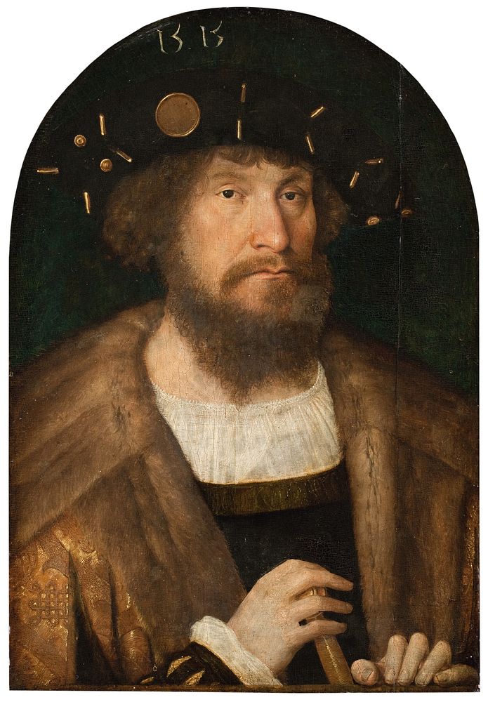 Portrait of the Danish King Christian II by Michiel Sittow