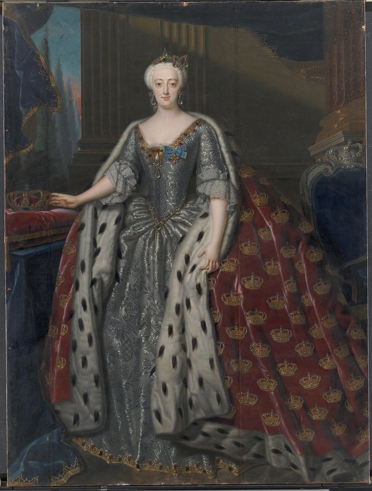 Sophie Magdalene, Queen of Christian VI by Andreas M&oslash;ller