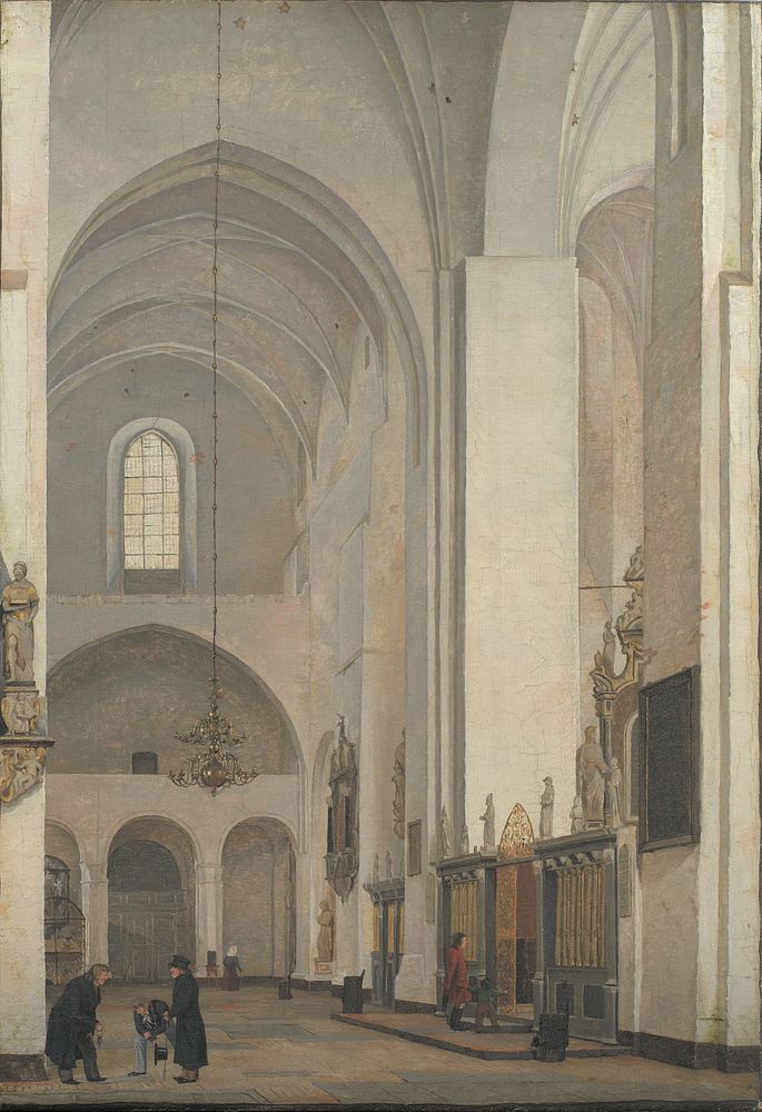 The Transept of Aarhus Cathedral by Christen Købke