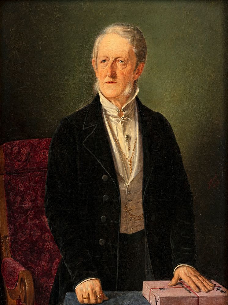 The industrialist and politician I.C.Drewsen by Jørgen Roed