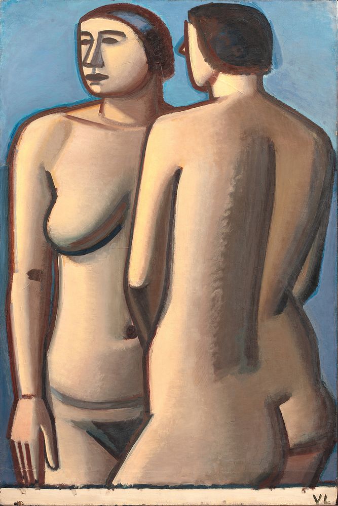 Two Female Nudes by Vilhelm Lundstrøm