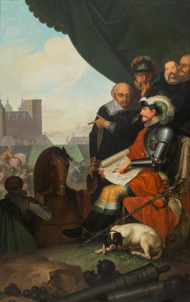 Frederik II Builds Kronborg Castle at Elsinore by Nicolai Abildgaard