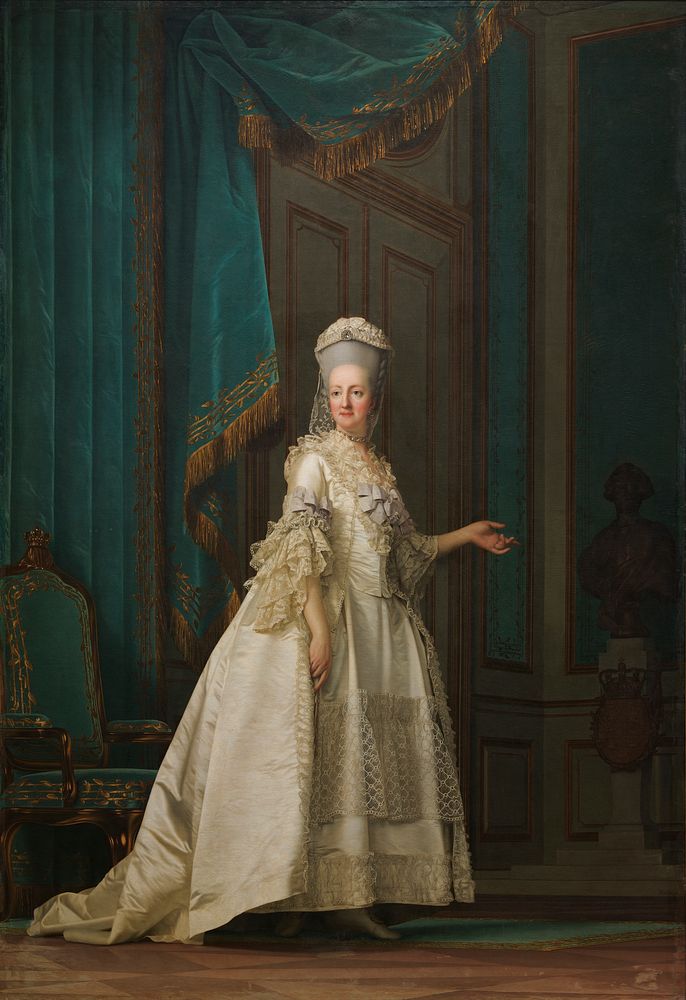 Queen Dowager Juliane Marie by Vigilius Eriksen