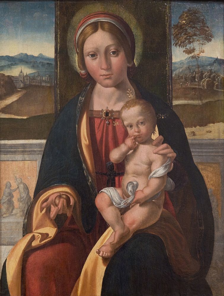 The Virgin and Child by Benvenuto Tisi