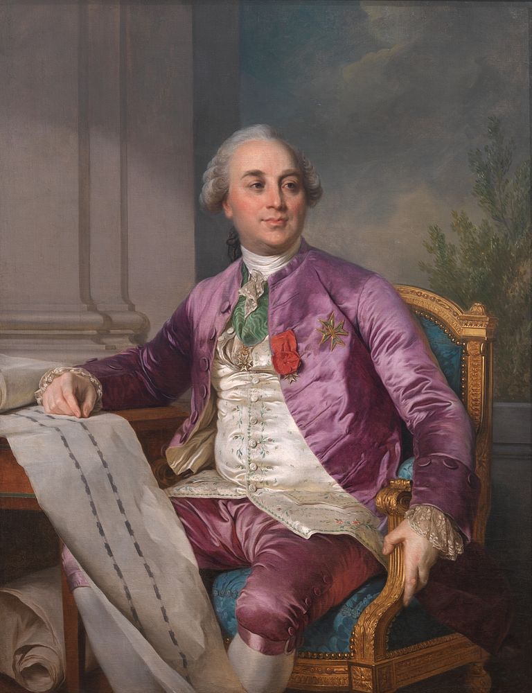 Portrait of Charles-Claude Flahaut de la Billarderie comte d'Angiviller (1730-1809) by Claude Charles